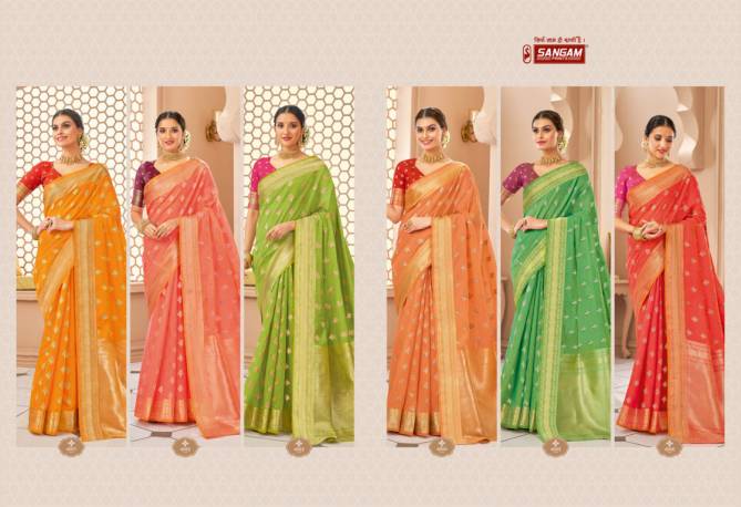 Sangam Sagarika Heavy New Exclusive Wear Cotton Heavy Latest Sarees Collection
